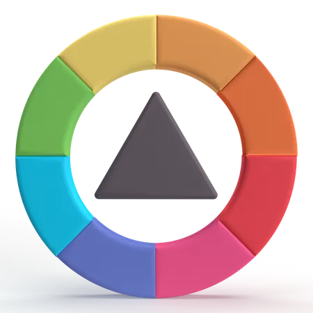 Color Wheel  3D Icon