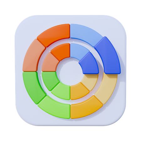 Color Wheel  3D Icon