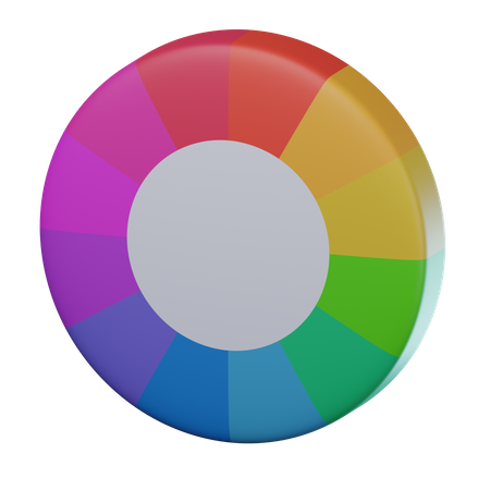 Color Wheel  3D Icon