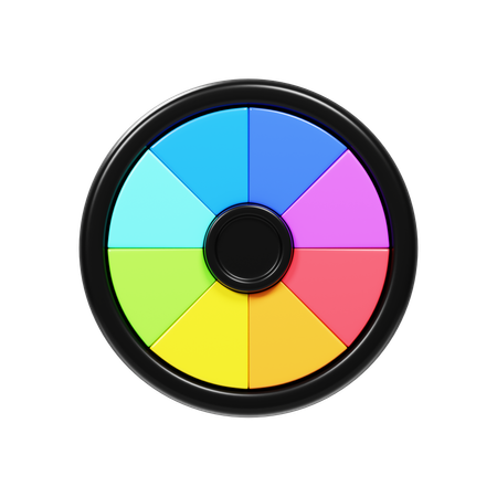 Color Wheel  3D Icon