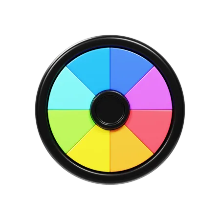 Color Wheel  3D Icon