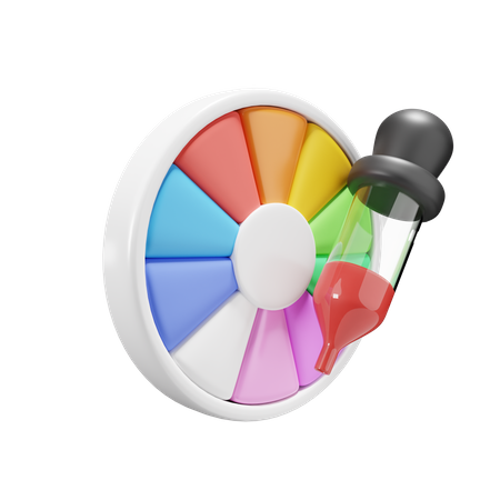 Color Wheel  3D Icon