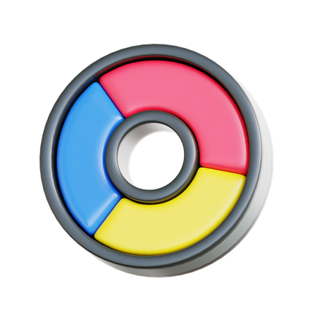 Color Wheel  3D Icon