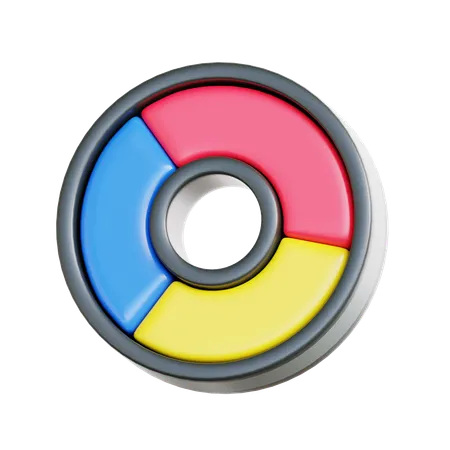 Color Wheel  3D Icon