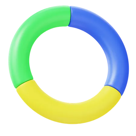 Color Wheel  3D Icon