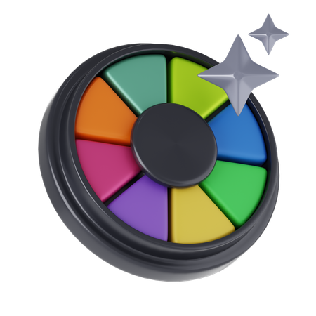 Color Wheel  3D Icon