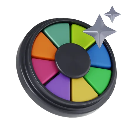 Color Wheel  3D Icon