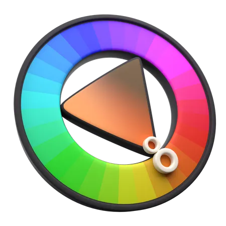 Color Wheel  3D Icon