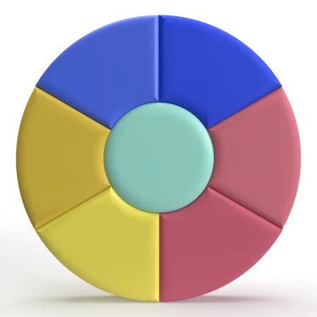 Color Wheel  3D Icon