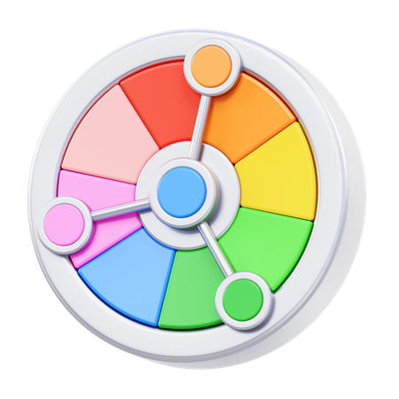 Color Wheel  3D Icon