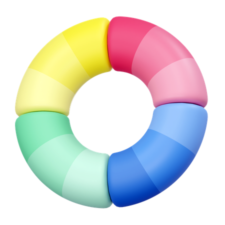 Color Wheel  3D Icon