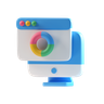 color pick 3d logo