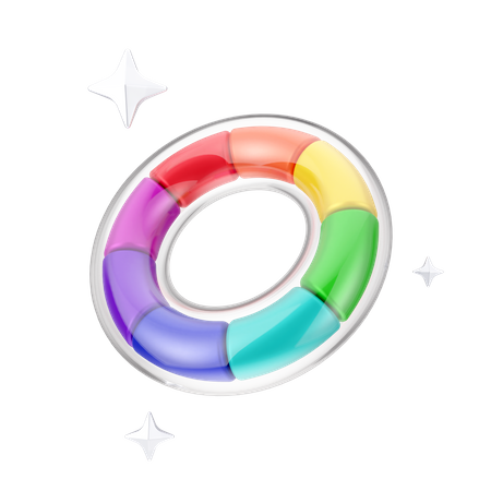 Color Wheel 3D Icon