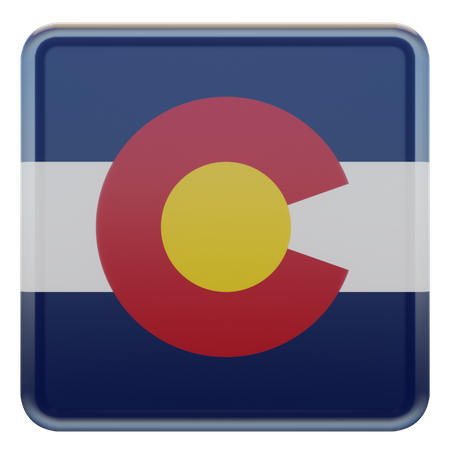 Colorado-Flagge  3D Flag