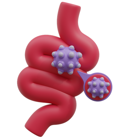 Colorectal Cancer  3D Icon