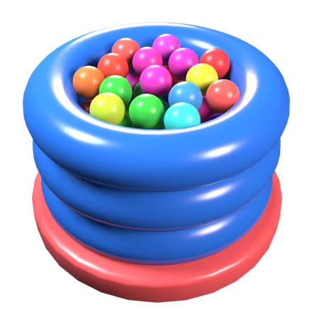 Colored Balls  3D Icon