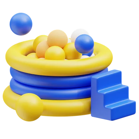 Colored Balls  3D Icon