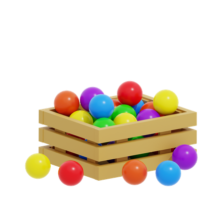 Colored Balls  3D Icon