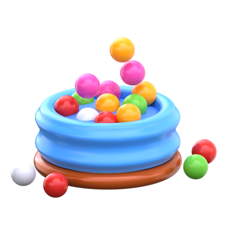 Colored Balls  3D Icon