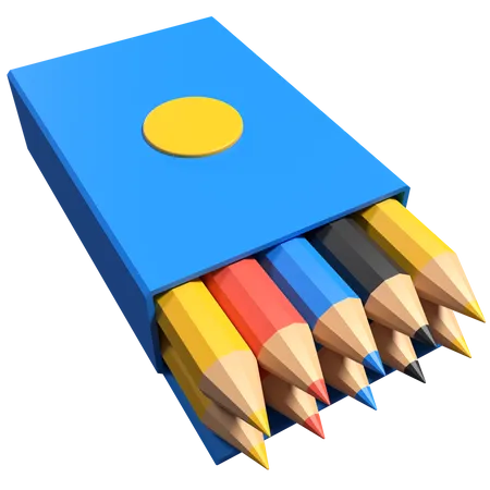 Colored Pencil  3D Icon