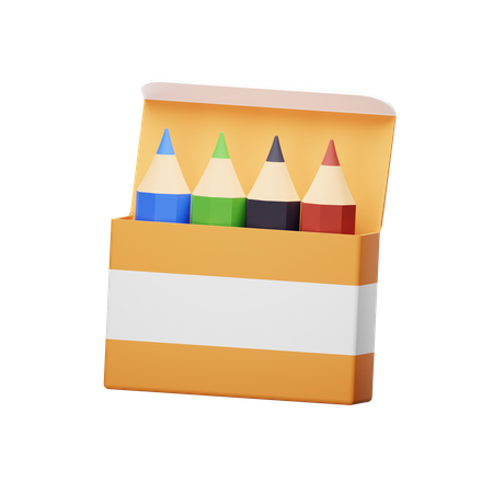 Colored Pencil  3D Icon