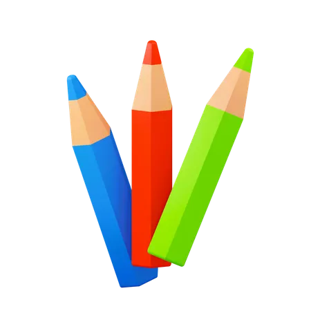 Colored Pencils  3D Icon
