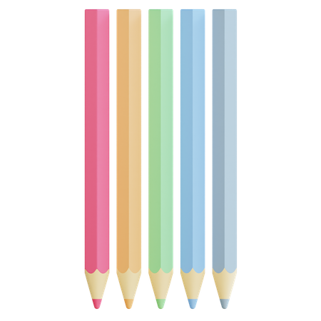 Colored Pencils  3D Icon