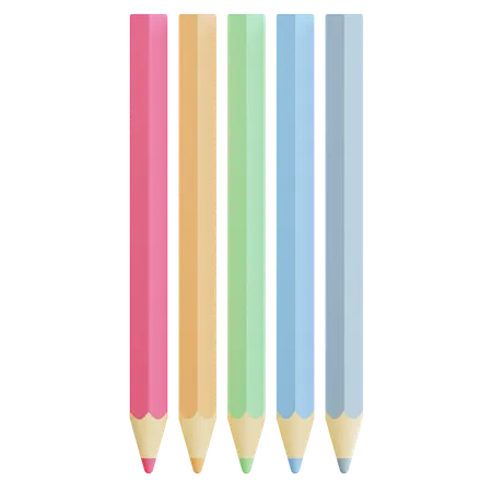 Colored Pencils  3D Icon