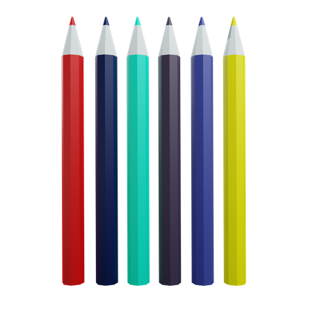 Colored Pencils  3D Icon