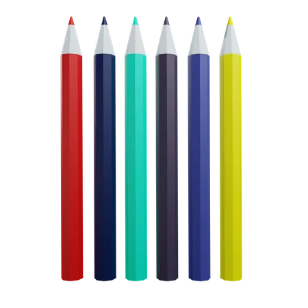 Colored Pencils  3D Icon