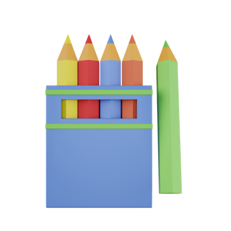 Colored Pencils  3D Icon