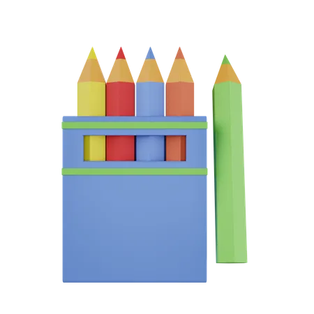 Colored Pencils  3D Icon