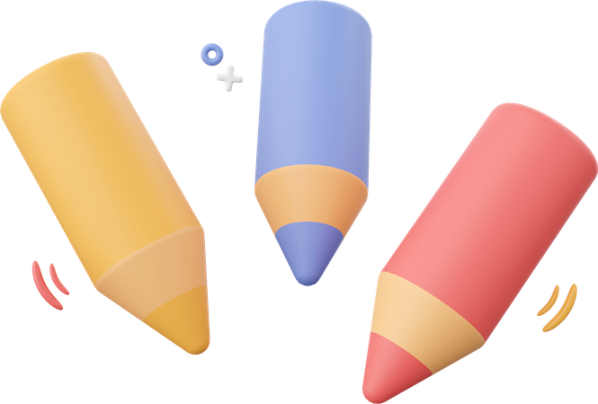 Colored Pencils  3D Icon