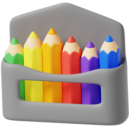 Colored Pencils  3D Icon