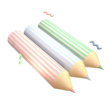 Colored Pencils  3D Icon