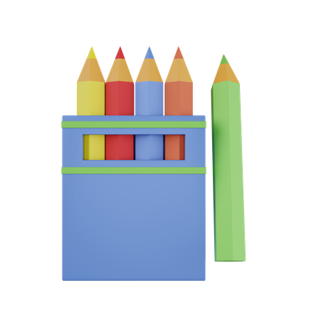 Colored Pencils 3D Icon