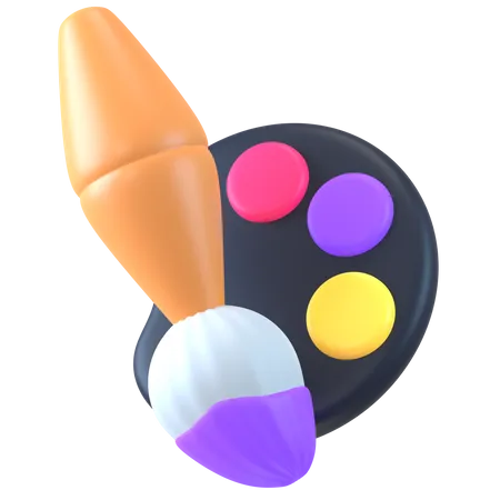 Colores  3D Icon