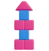 Colorful Building Blocks Tower