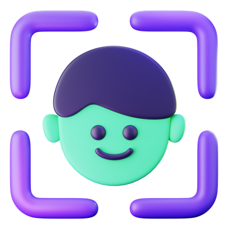 Colorful Cartoon Face Emoji Icon  3D Icon