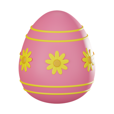 Colorful Egg  3D Icon