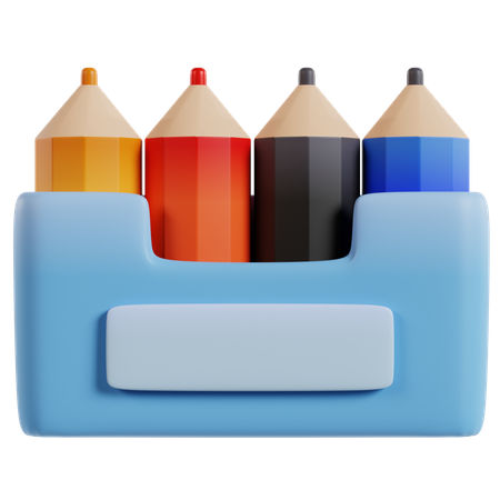 Colorful Pencils Tools  3D Icon