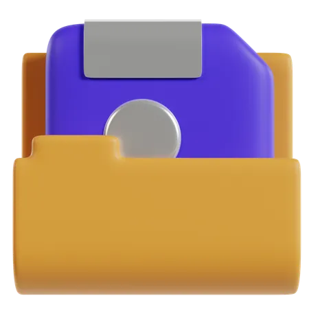 Colorful Save Icon  3D Icon