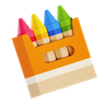 colorful pencil 3d logo