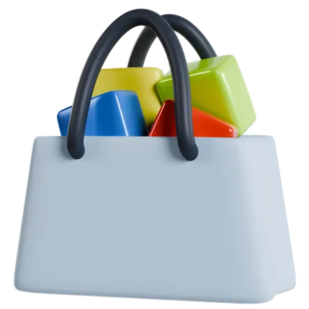 Colorful Shopping Experience AppStore  3D Icon