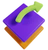 Colorful Shortcut Icon Interface