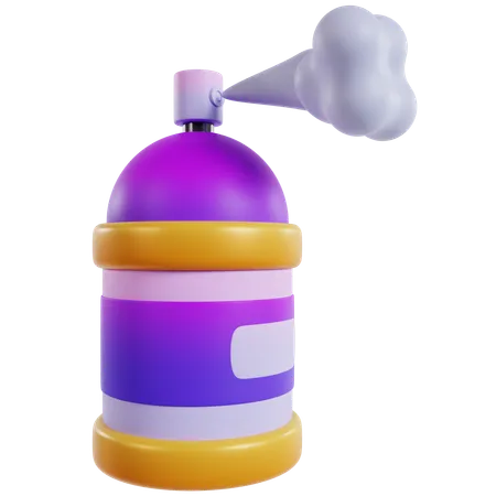 Colorful Spray Paint  3D Icon
