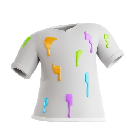 Colorful Tshirt  3D Icon