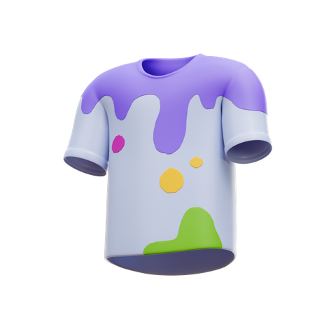 Colorful Tshirt  3D Icon