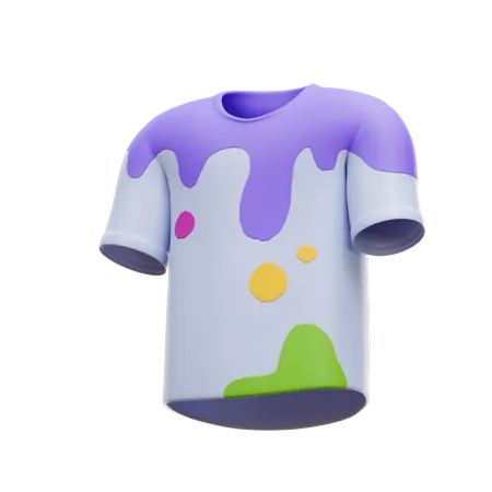 Colorful Tshirt  3D Icon