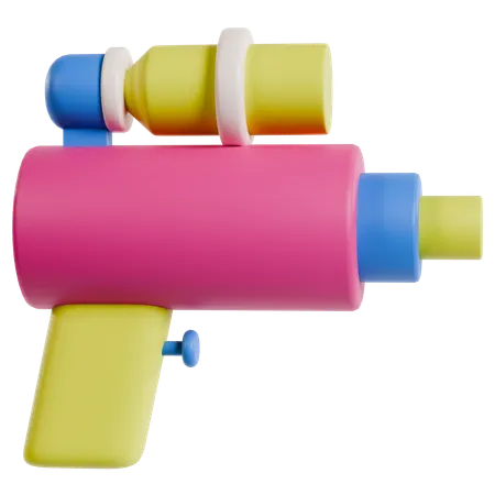 Colorful Watergun Fun  3D Icon